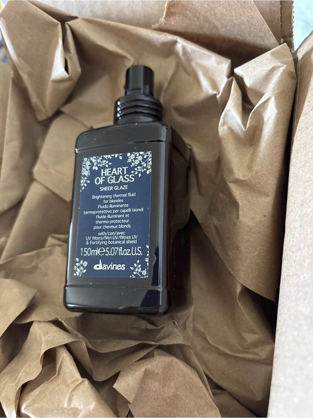 New Davines Heart of Glass Sheer Glaze for Blondes
